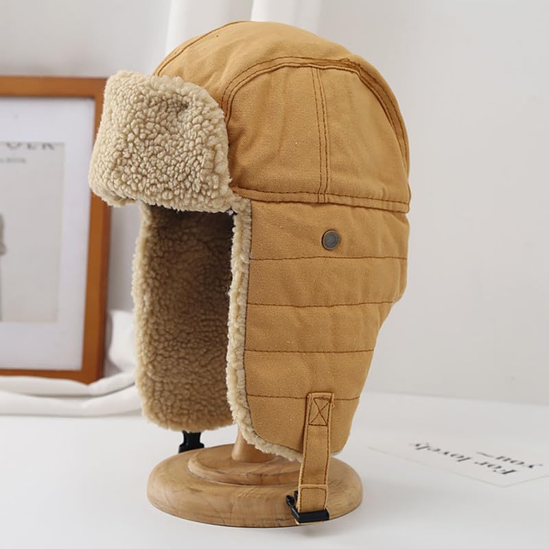 Trapper Warm Russian Trooper Hat Winter Skiing Cap Women Men Windproof
